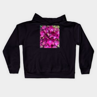 Wild Magenta Hydrangea Kids Hoodie